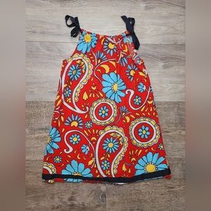 HANNA ANDERSSON Red/Blue Dress